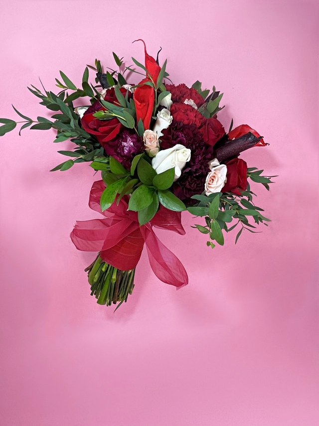 Ramo de Novia con Alcatraz y Claveles