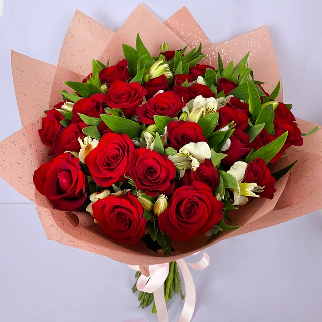 Bouquet 36 Rosas Rojas