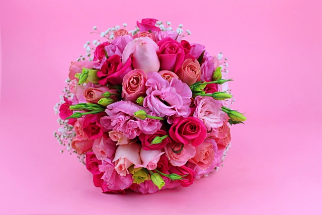 Ramo de Novia Licianthus Rosa