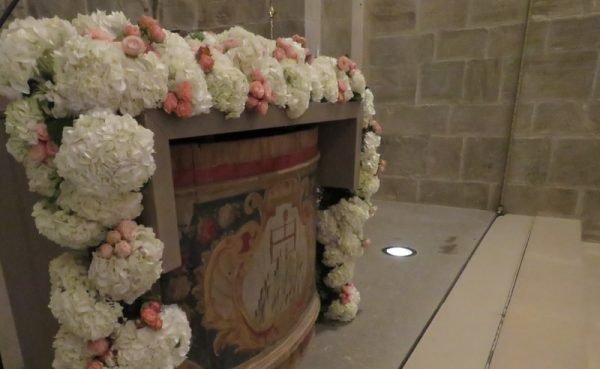 Guirnalda de Hortensias Blancas por metro