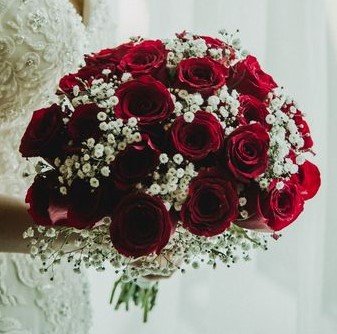 Ramo de Novia Rosa Roja