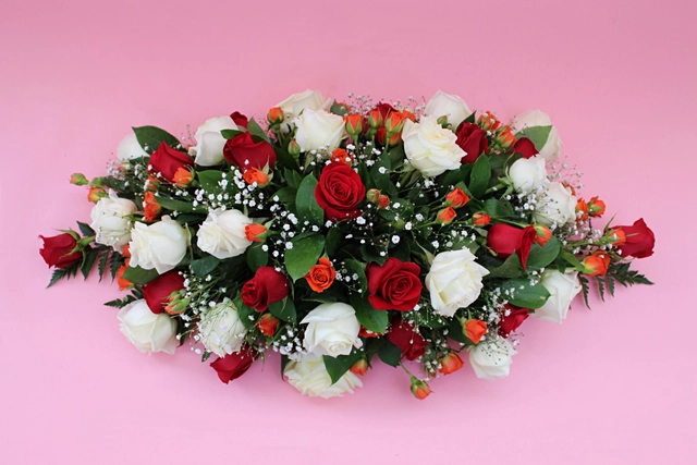 Centro de Mesa con Rosas