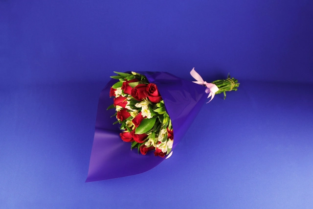 Bouquet 12 Rosas Rojas