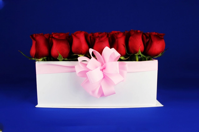 Caja con 35 Rosas