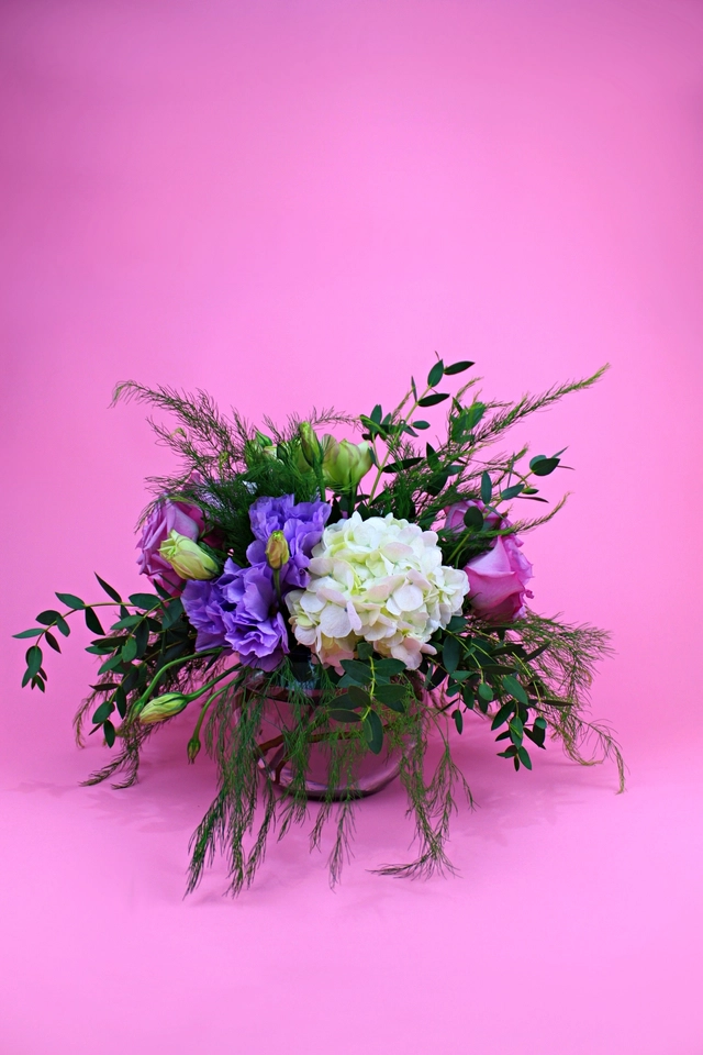 Centro de Mesa con Plumoso